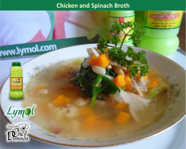 Chicken and Spinach Broth