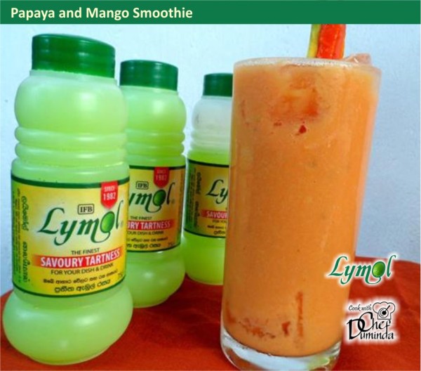 Papaya and Mango Smoothi