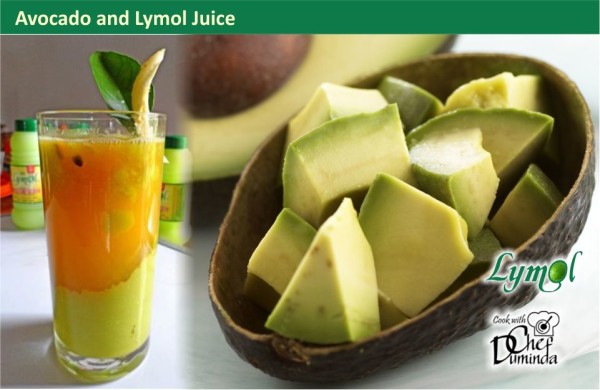 Avocado and Lymol Juice