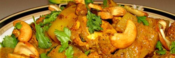 Chicken, Pineapple and Cashew Nut Curry